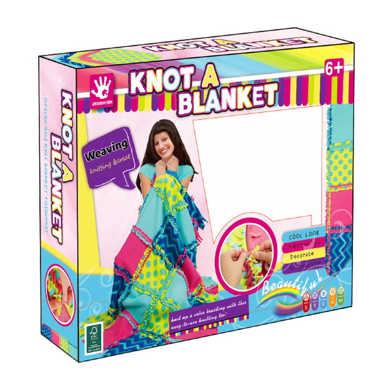 Kit de jucării pentru tricotat Knot A Blanket