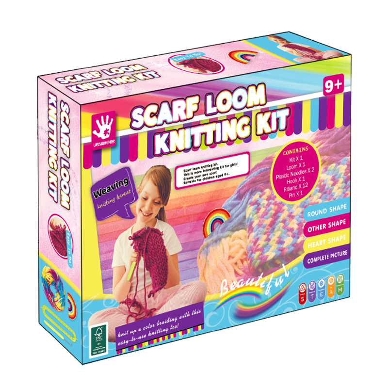 Kit de tricotat pentru eșarfe Loom