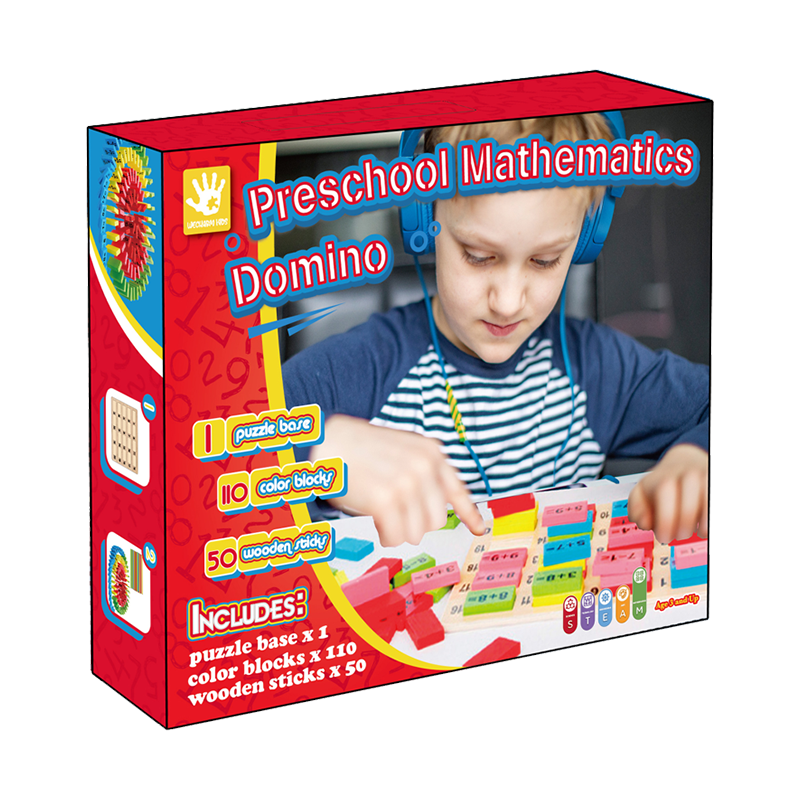 Set de jucării Domino pentru matematică preșcolară